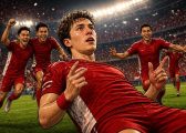 Ole Romeny Terjatuh Saat Rayakan Kemenangan Timnas Indonesia