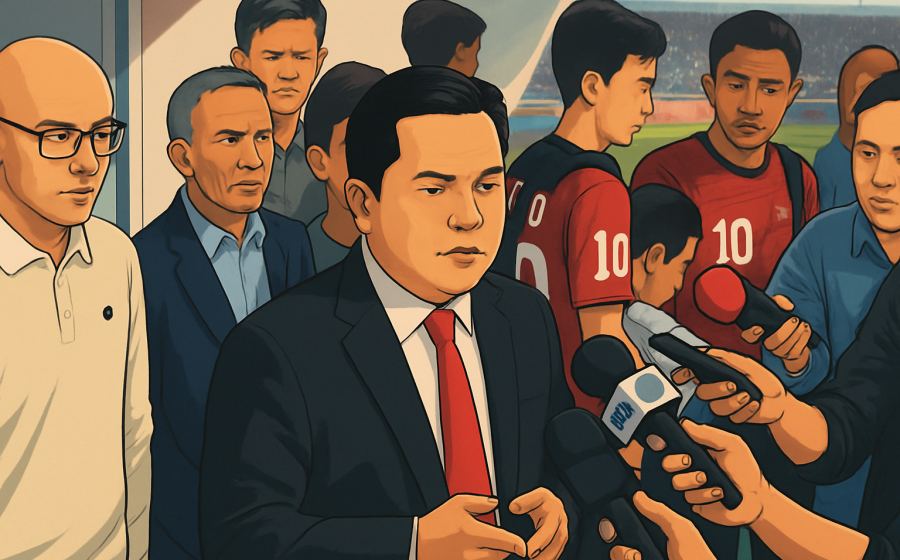 Erick Thohir Ingatkan Timnas Indonesia Jelang Lawan Bangladesh